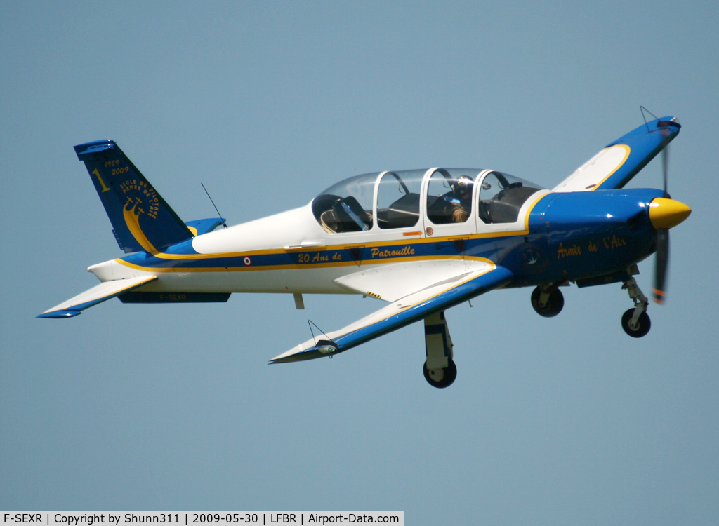 F-SEXR, Socata TB-30 Epsilon C/N 101, On landing after the show...