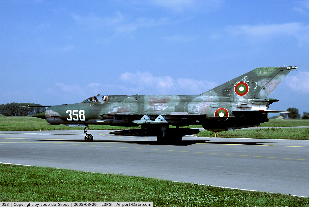 358, Mikoyan-Gurevich MiG-21bis C/N 94358, co-operative key 2005