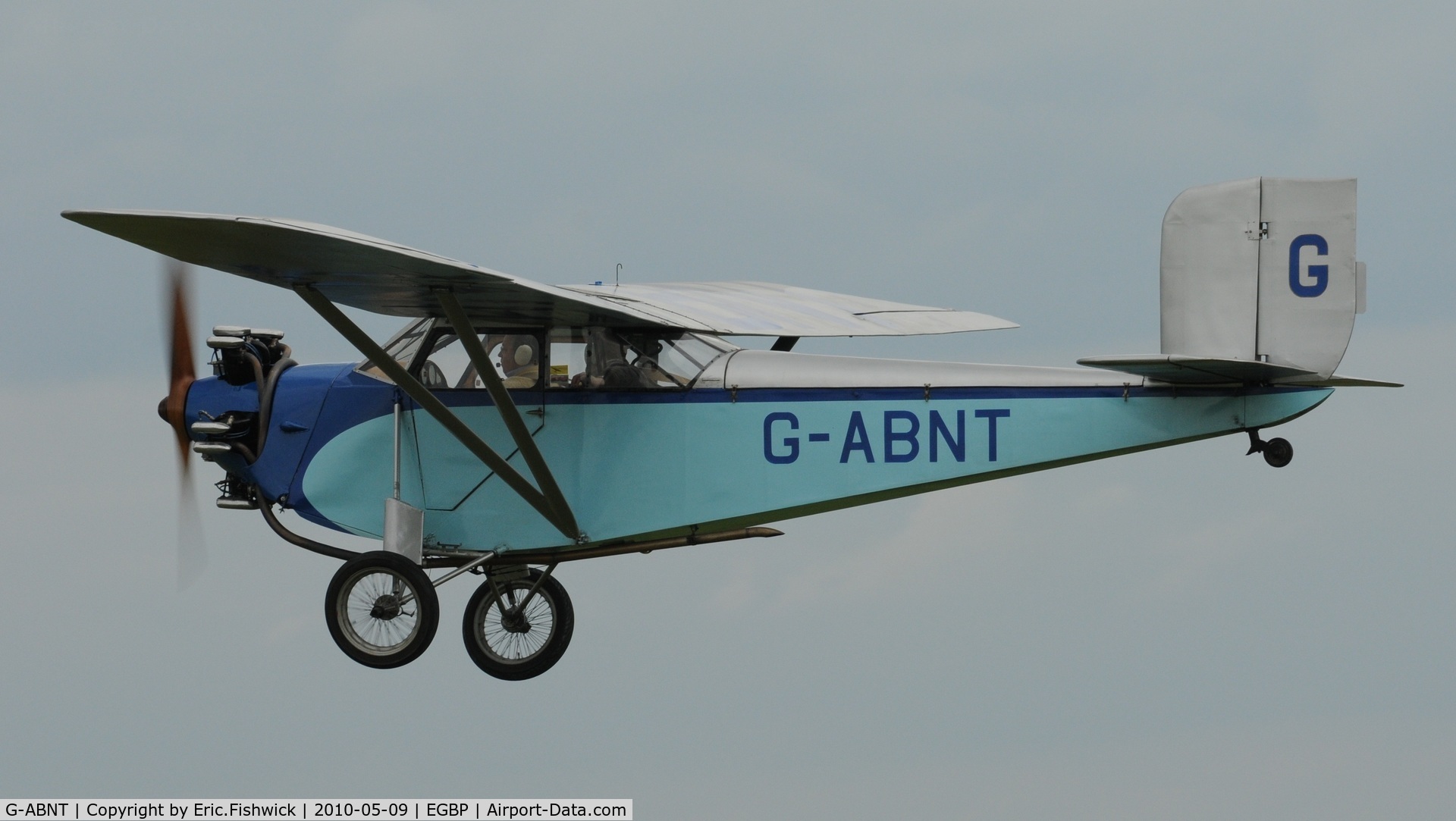 G-ABNT, 1931 Civilian Coupe 02 C/N 03, 4. G-ABNT departing Kemble Airport (Great Vintage Flying Weekend)