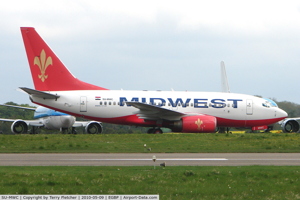 SU-MWC, 1999 Boeing 737-683 C/N 28303, Air Midwest - 1999 B737 - 600 series -at Kemble - surely not for scrapping !!!