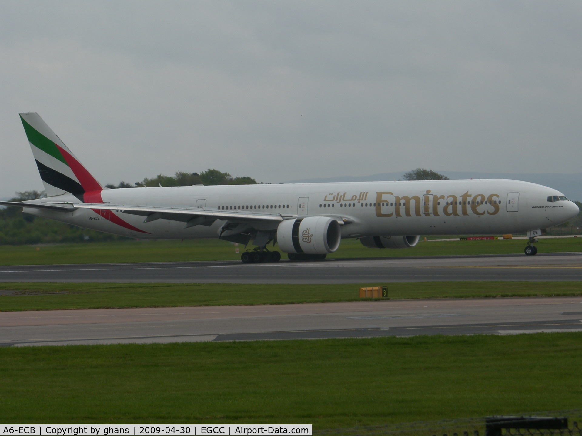 A6-ECB, 2007 Boeing 777-31H/ER C/N 32714, A long triple of Emirates