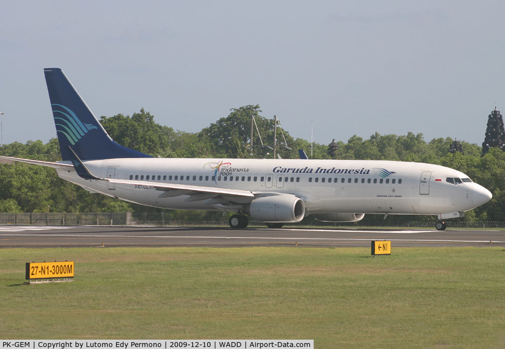 PK-GEM, 2000 Boeing 737-8AS C/N 29928, Garuda Indonesia