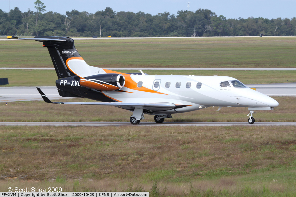 PP-XVM, 2010 Embraer EMB-505 Phenom 300 C/N 50500004, A ultra-rare guest to Pensacola back in October!