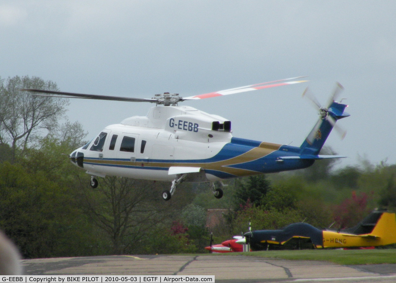 G-EEBB, 2006 Sikorsky S-76C C/N 760620, TAKE OFF FOR DEPARTURE TO THE EAST