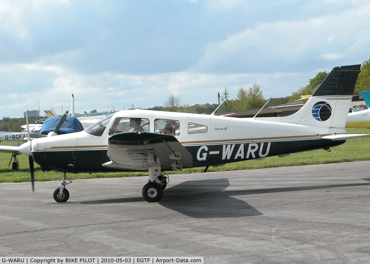 G-WARU, 1997 Piper PA-28-161 Cherokee Warrior III C/N 28-42023, TRAINER OPERATED BY SYNERGY AVIATION