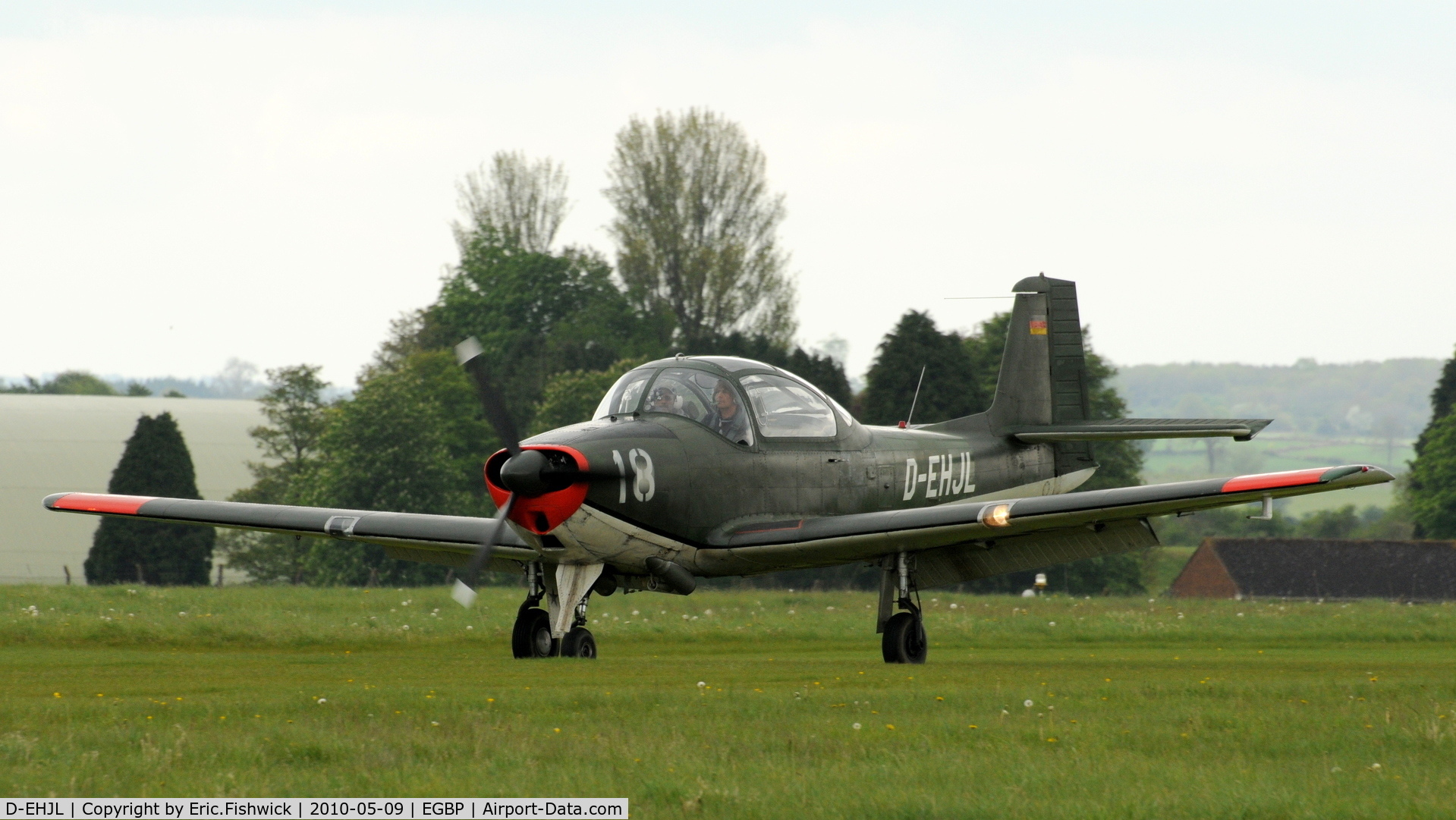 D-EHJL, Focke-Wulf FWP-149D C/N 45, 3. D-EHJL at Kemble Airport (Great Vintage Flying Weekend)