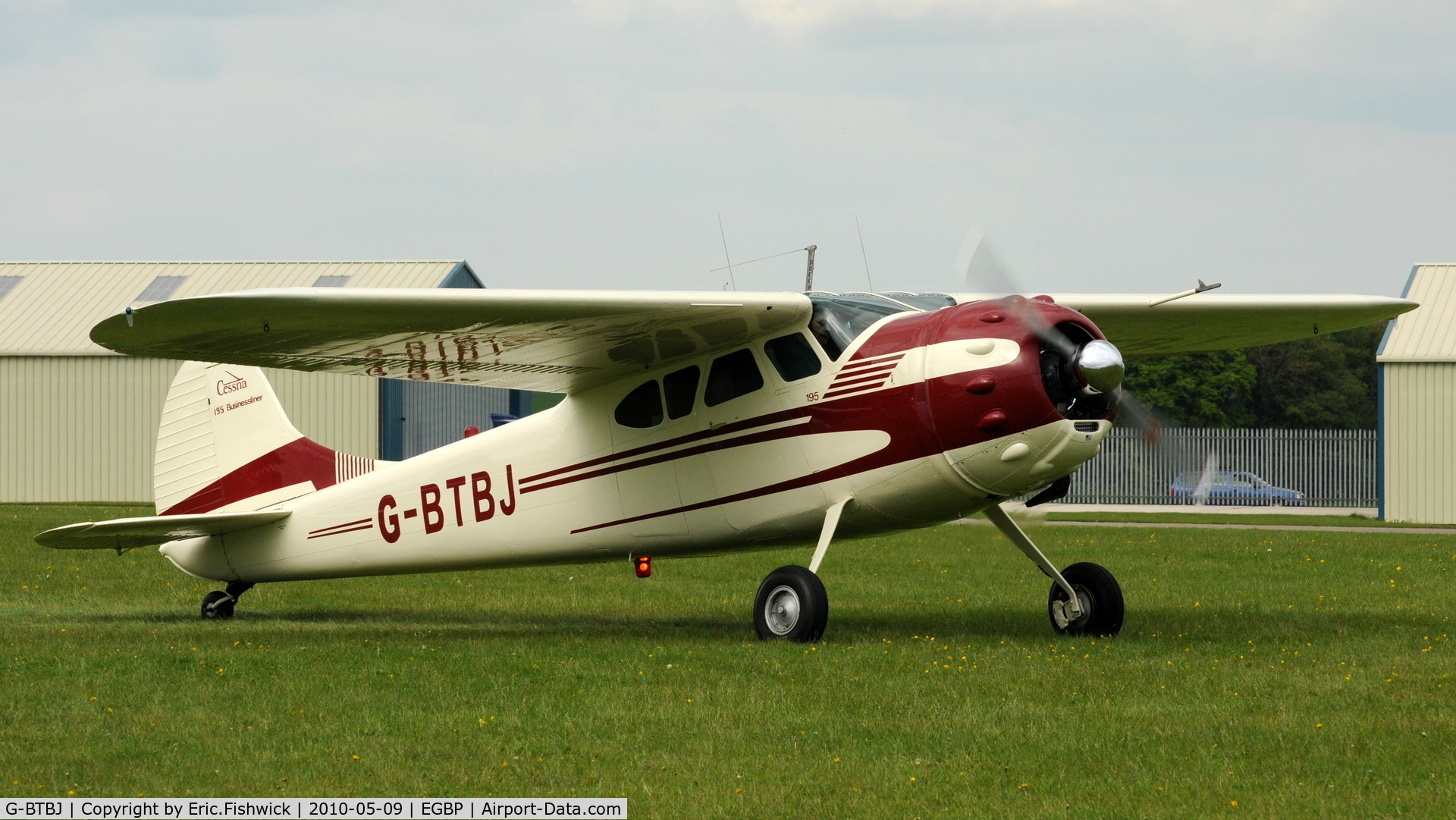 G-BTBJ, 1952 Cessna 190B C/N 16046, 3. G-BTBJ  at Kemble Airport (Great Vintage Flying Weekend)