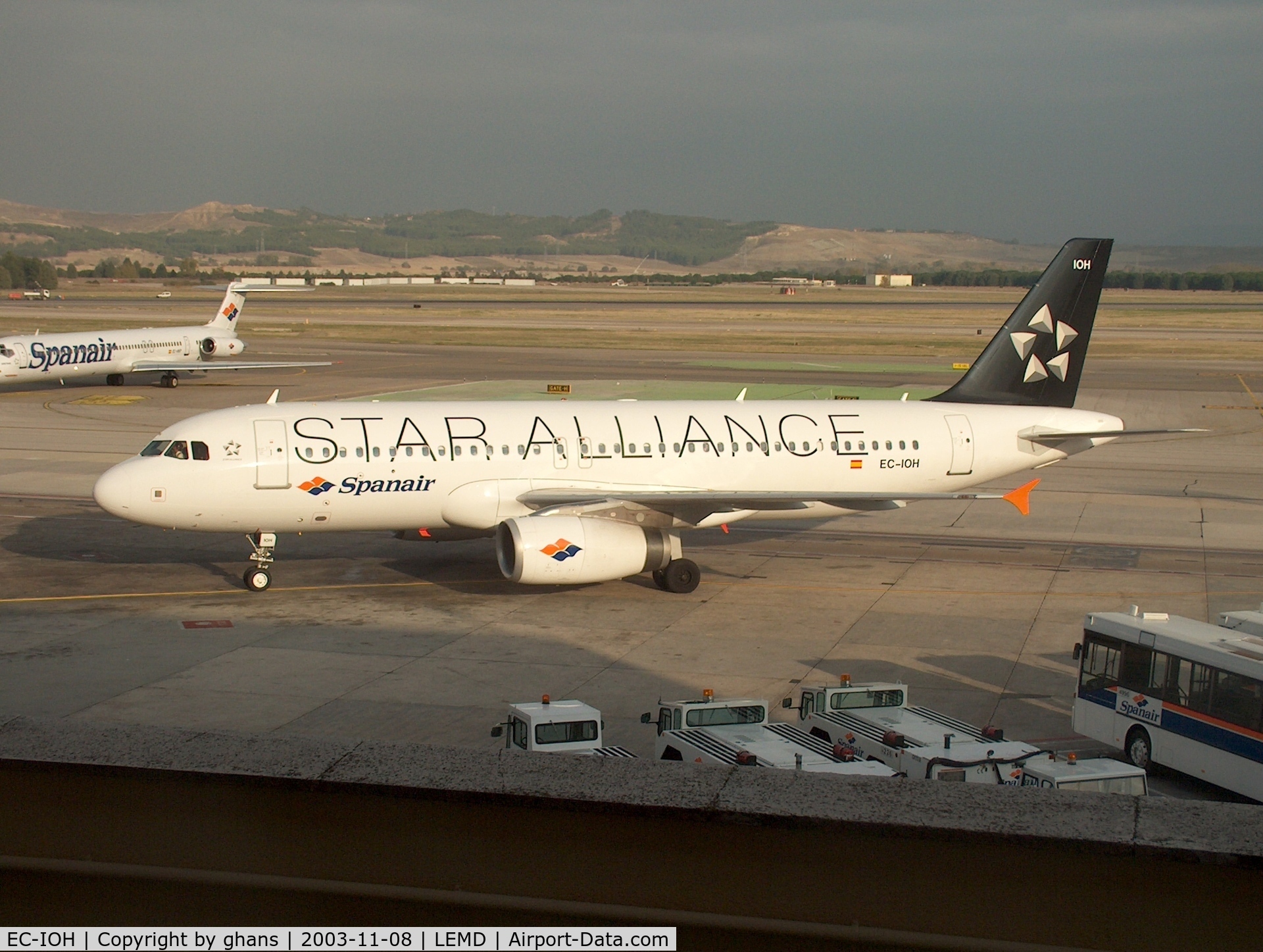 EC-IOH, 2003 Airbus A320-232 C/N 1998, Star Alliance Spanair