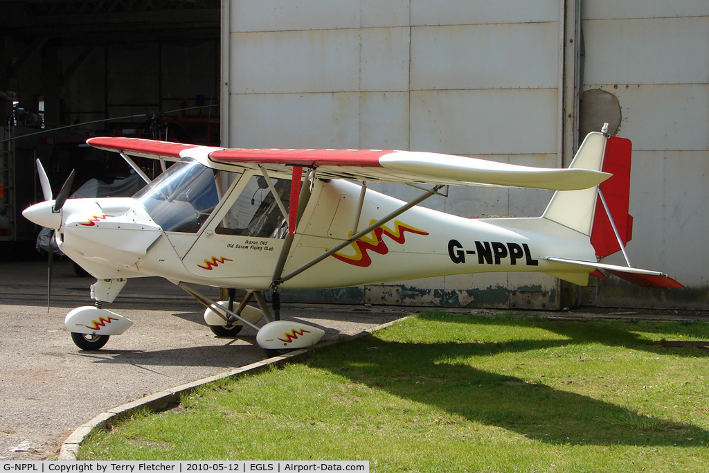 G-NPPL, 2003 Comco Ikarus C42 FB100 C/N 0307-6543, 2003 Fly Buy Ultralights Ltd IKARUS C42 FB100 at Old Sarum Airfield