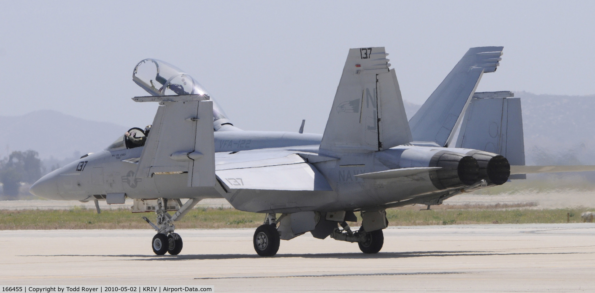 166455, Boeing F/A-18F Super Hornet C/N F090, March Field Airfest 2010