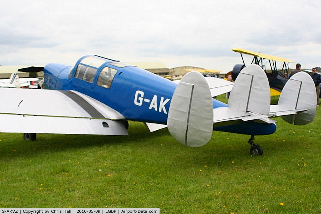 G-AKVZ, 1945 Miles M38 Messenger 4B C/N 6352, at the Great Vintage Flying Weekend