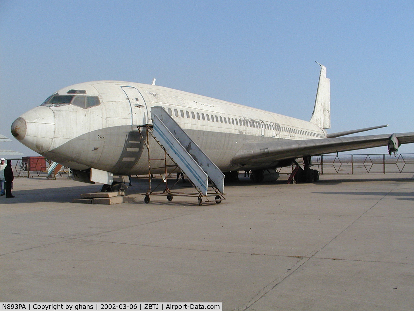 N893PA, 1969 Boeing 707-321B C/N 20030, Used at a trainingschool at Tianjin