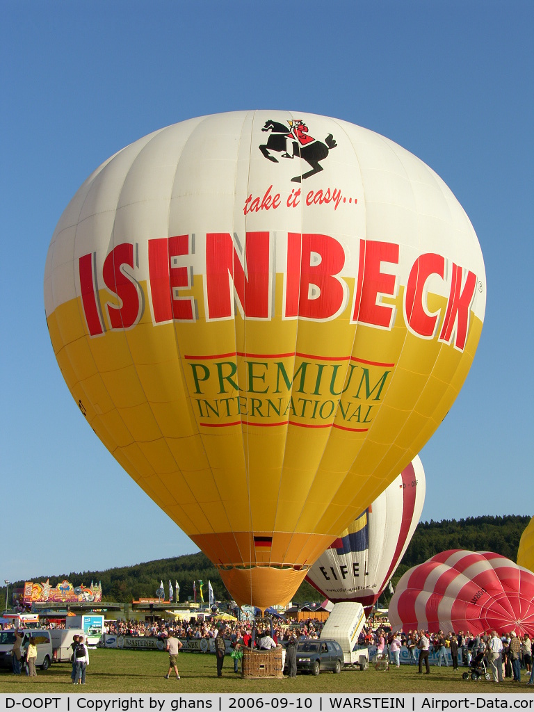D-OOPT, 1997 Schroeder Fire Balloons G26/24 C/N 605, Isenbeck Pils