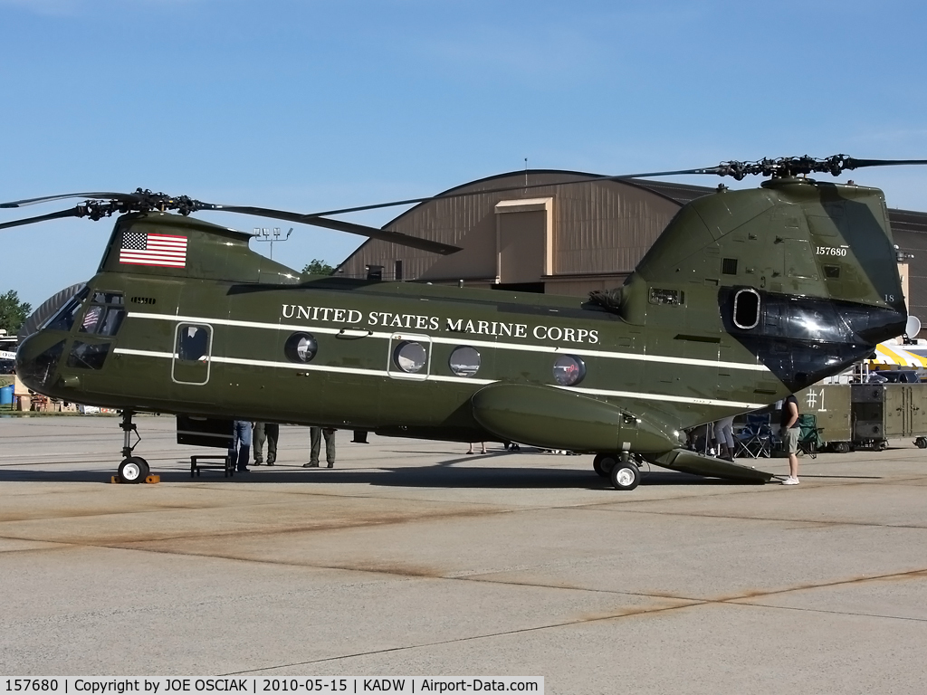 157680, Boeing Vertol CH-46F Sea Knight C/N 2579, @ Andrews AFB