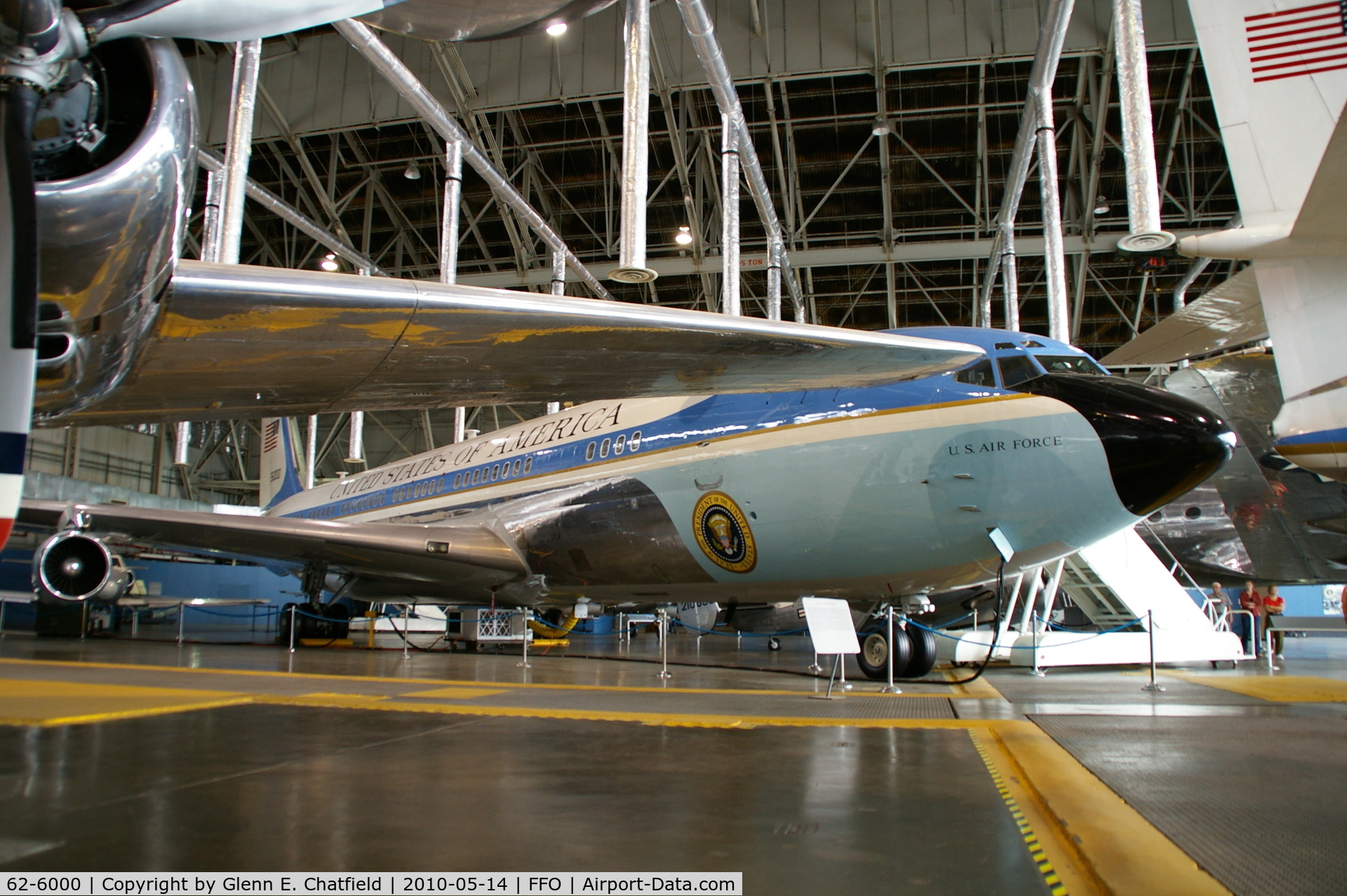 62-6000, 1962 Boeing VC-137C (707-353B) C/N 18461, At the National Museum of the USAF.  Newly painted