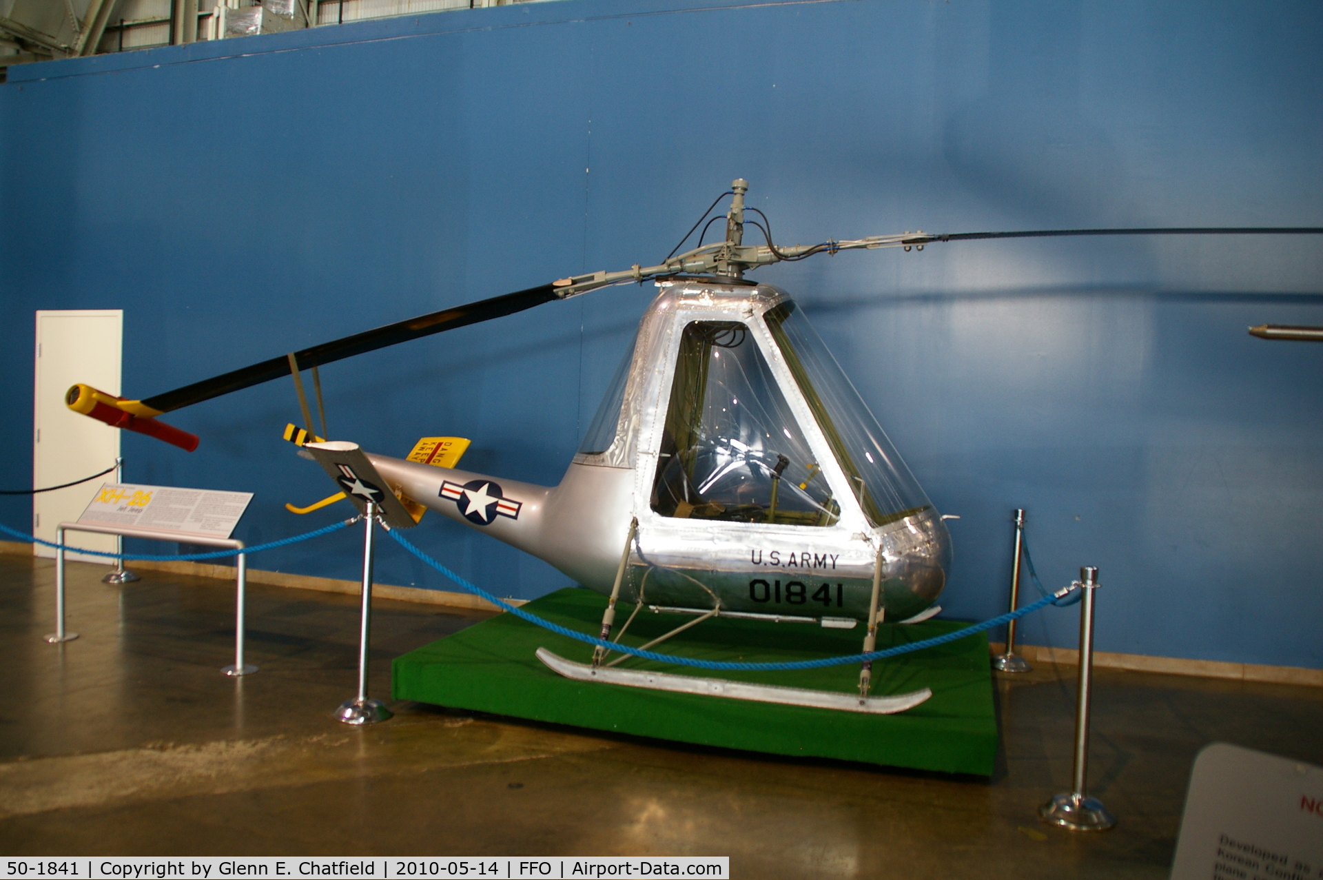 50-1841, 1951 American Helicopter Company XH-26 Jet Jeep C/N Unknown, In the R&D hangar of the National Museum of the USAF.