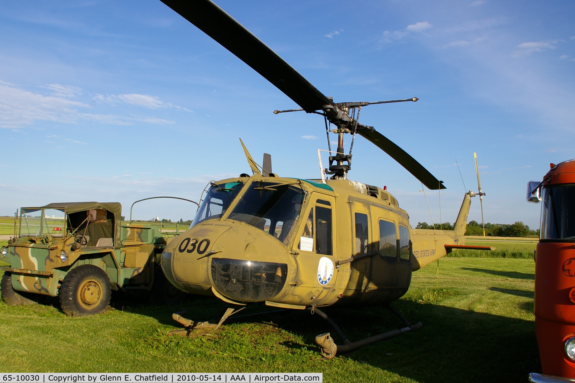 65-10030, 1965 Bell UH-1H Iroquois C/N 5074, At the Heritage in Flight Museum