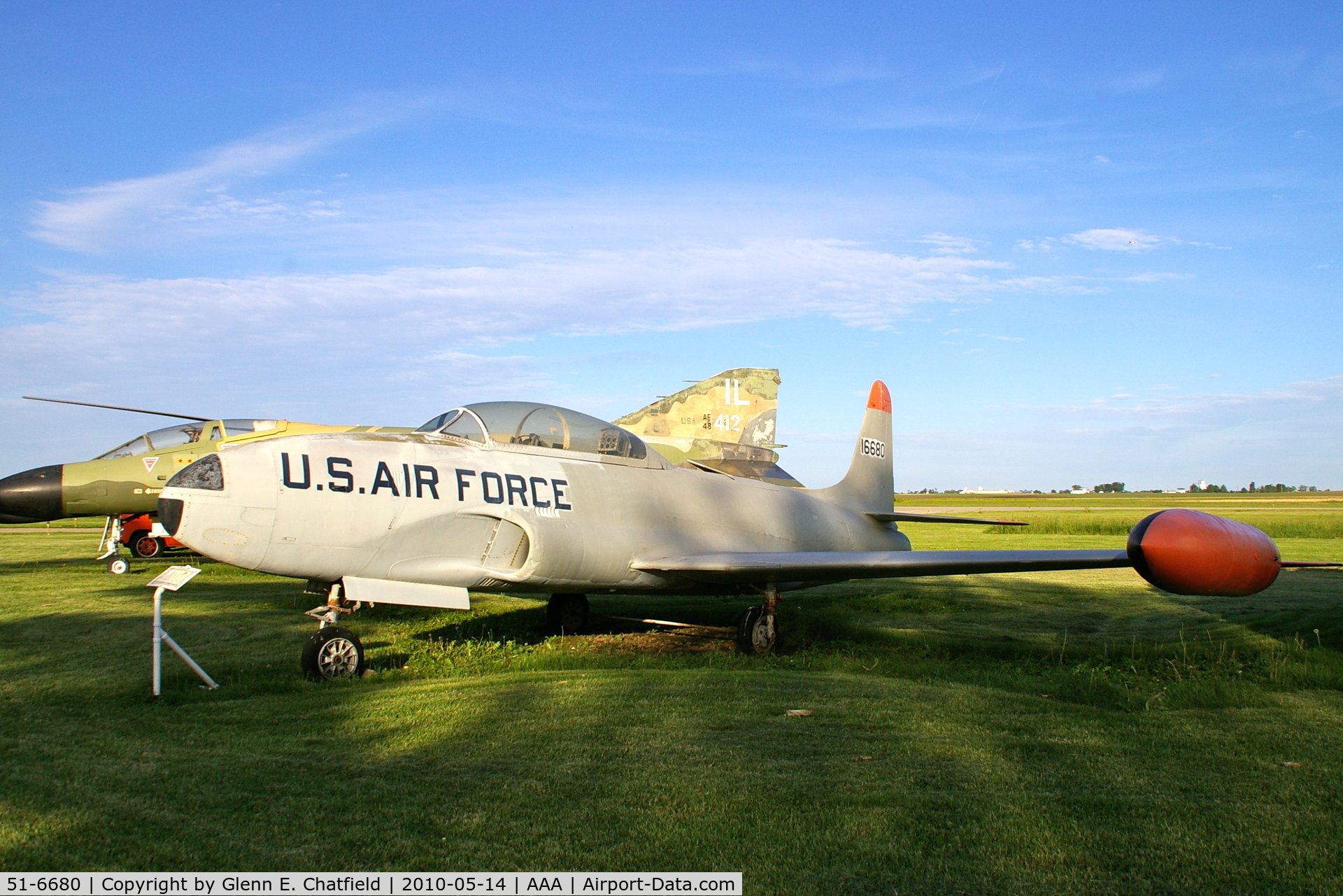 51-6680, 1951 Lockheed T-33A Shooting Star C/N 580-6012, At the Heritage in Flight Museum