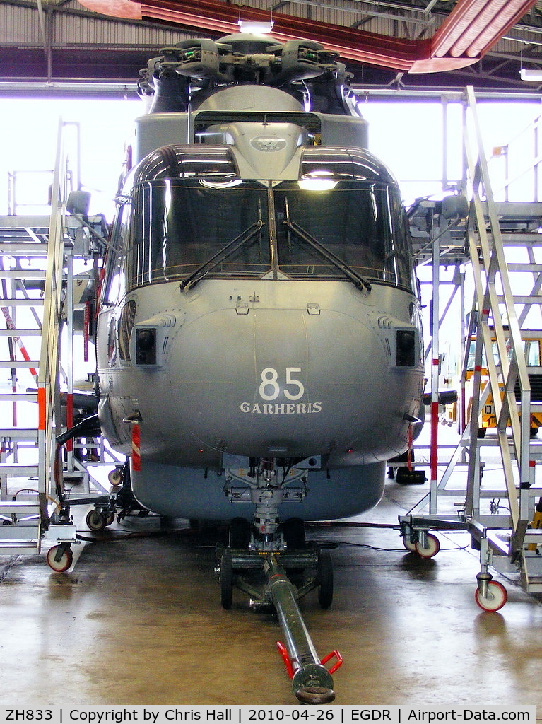 ZH833, 1999 AgustaWestland EH-101 Merlin HM2 C/N 50061/RN13, Agusta Westland EH101 Merlin HM2, Royal Navy, 824 NAS 