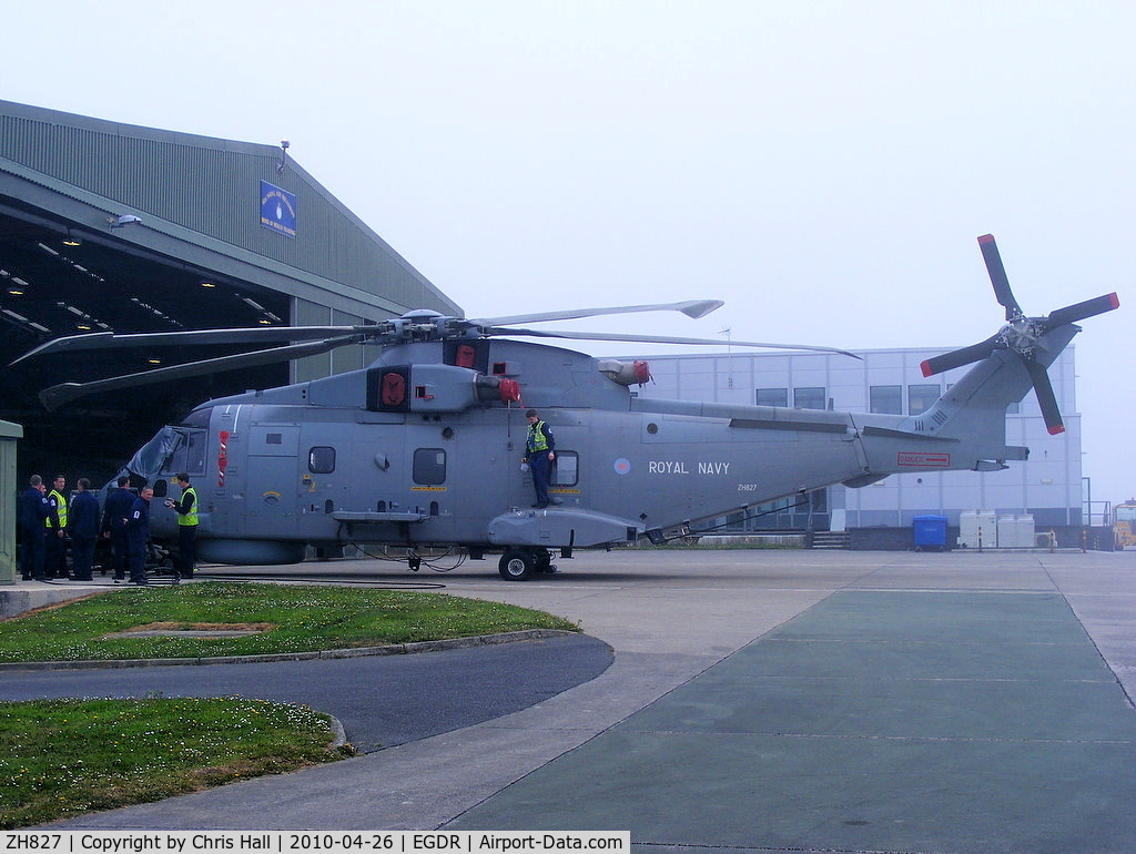 ZH827, 1998 AgustaWestland EH-101 Merlin HM.2 C/N 50037/RN07/MCSP20, Agusta Westland EH101 Merlin HM1, Royal Navy, 824 NAS 