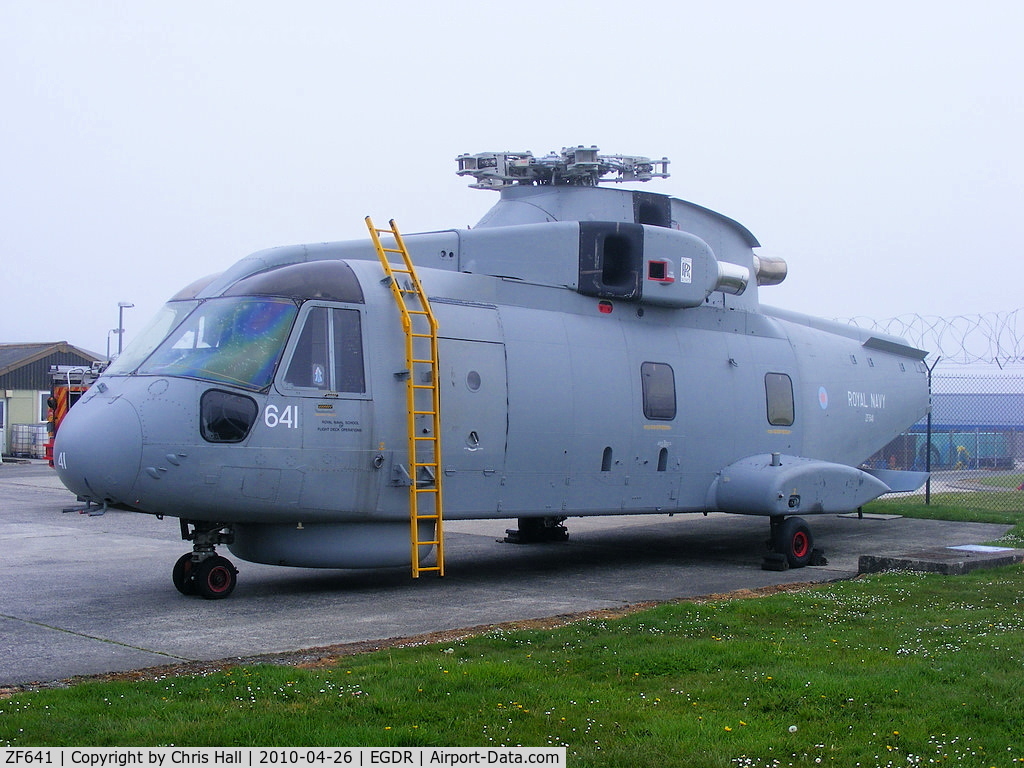 ZF641, 1987 AgustaWestland EH-101 C/N 50001/PP1, The first British development aircraft now with the School of Flight Deck Operations at RNAS Culdrose