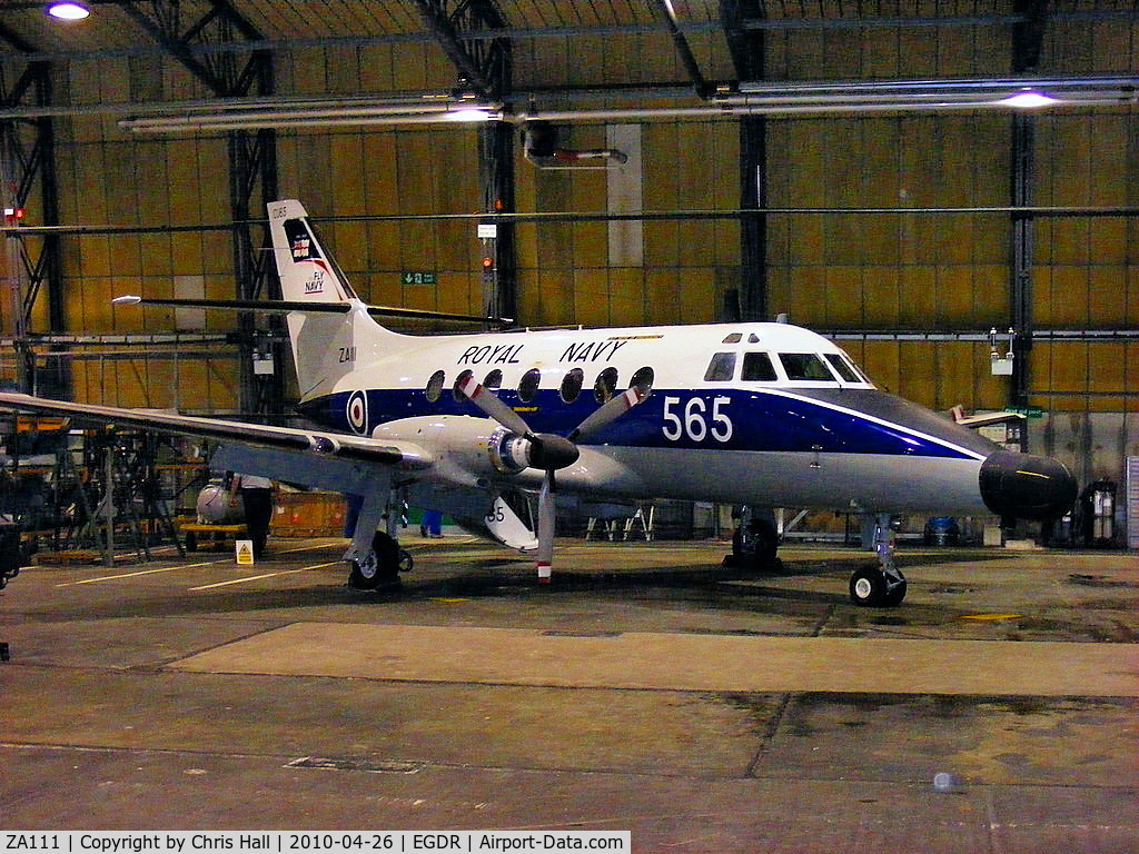 ZA111, Scottish Aviation HP-137 Jetstream T.2 C/N 211, Royal Navy, 750 NAS