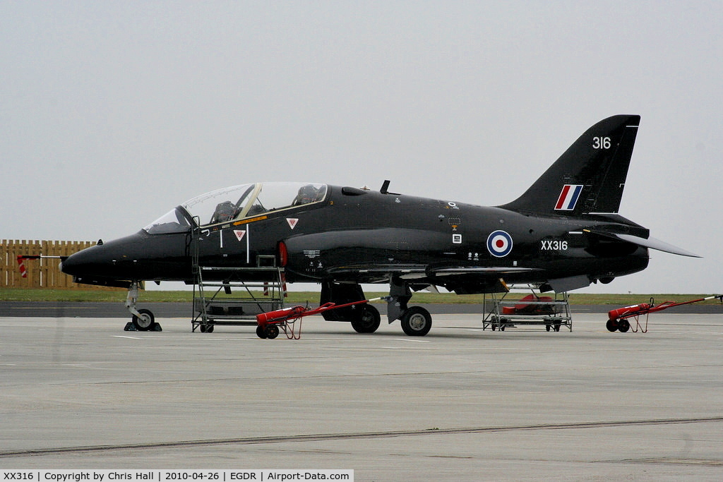 XX316, 1980 Hawker Siddeley Hawk T.1A C/N 158/312141, Royal Navy FRADU (Fleet Requirements and Air Direction Unit) Hawk