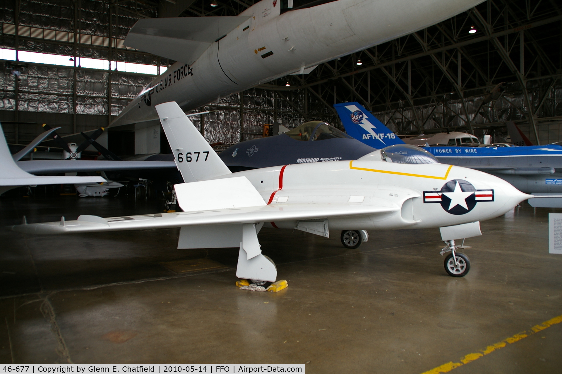 46-677, 1946 Northrop X-4 Bantam C/N Not found (46-677), At the National Museum of the USAF