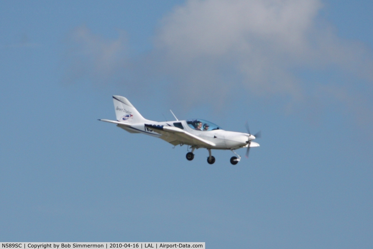 N589SC, 2007 CZAW SportCruiser C/N 07SC040, Arriving at Lakeland, FL during Sun N Fun 2010.