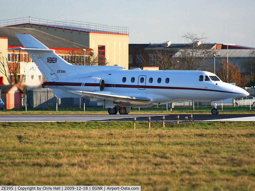 ZE395, British Aerospace BAe-125 CC.3 C/N 257205, Royal Air Force 32(TR)Sqn