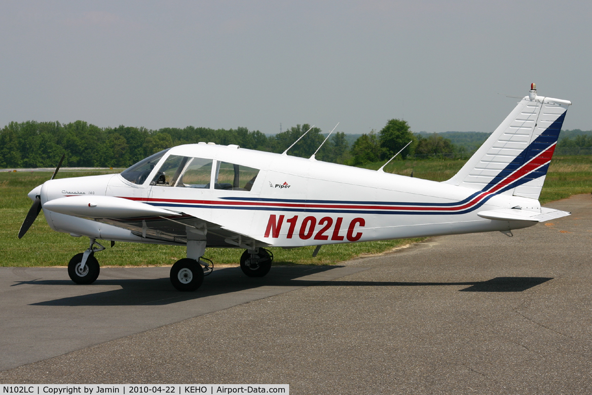 N102LC, 1967 Piper PA-28-140 C/N 28-22860, Waiting for the pumps to become available.