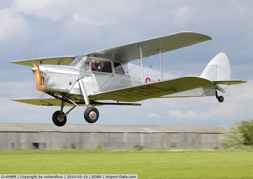 G-AHBM, 1935 De Havilland DH.87B Hornet Moth C/N 8126, Privately operated. Breighton.