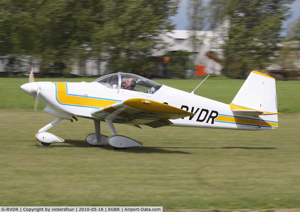 G-RVDR, 2001 Vans RV-6A C/N PFA 181A-13098, Privately operated. Breighton.