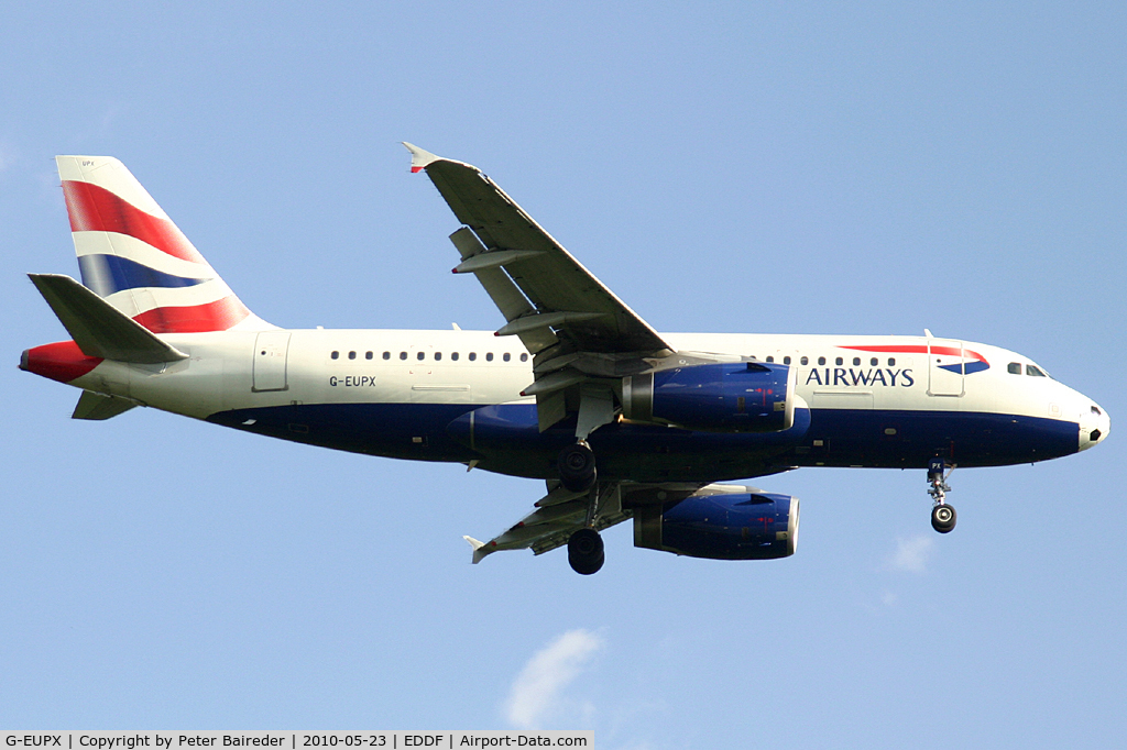 G-EUPX, 2001 Airbus A319-131 C/N 1445, British Airways Airbus A319-131