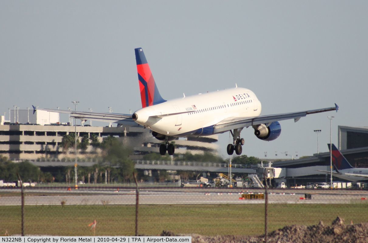 N322NB, 2001 Airbus A319-114 C/N 1434, Delta A319