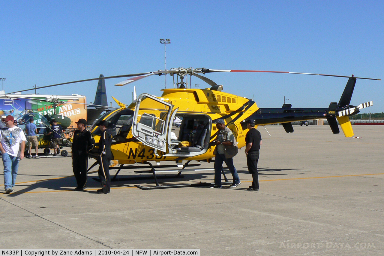 N433P, Bell 407 C/N 53861, At the 2010 NAS-JRB Fort Worth Airshow