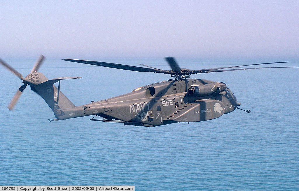 164793, Sikorsky MH-53E Sea Dragon C/N 65-603, Returning from Iraq.