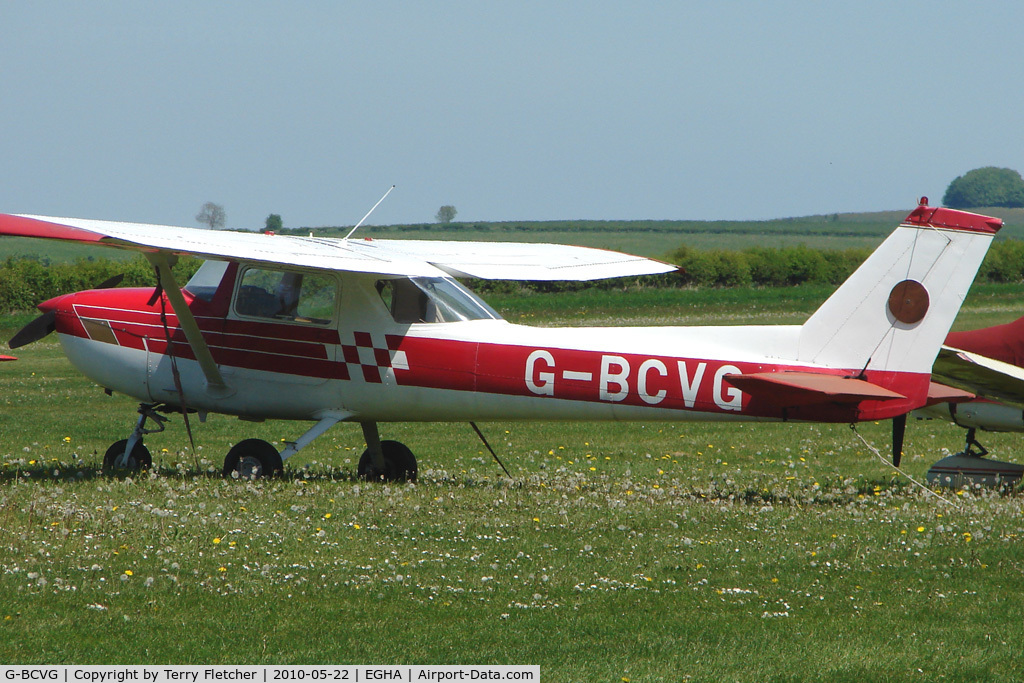 G-BCVG, 1974 Reims FRA150L Aerobat C/N 0245, 1974 Reims Aviation Sa REIMS CESSNA FRA150L, at Compton Abbas on 2010 French Connection Fly-In Day