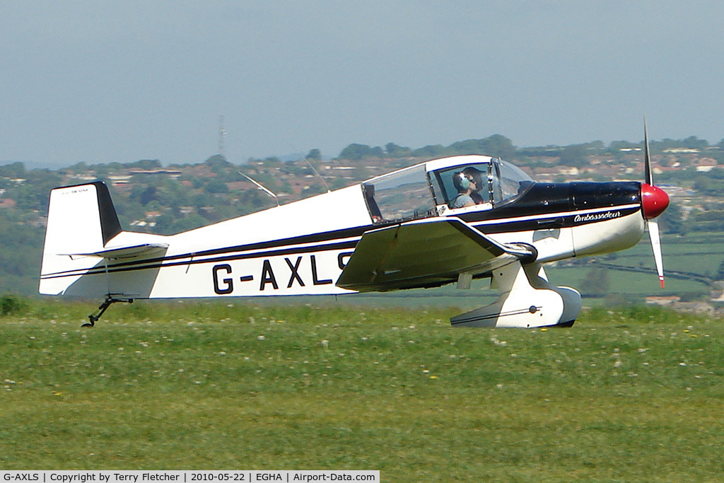 G-AXLS, 1959 Jodel DR-105A Ambassadeur C/N 86, 1959 Societe Aeronautique Normande JODEL DR105A at Compton Abbas on 2010 French Connection Fly-In Day