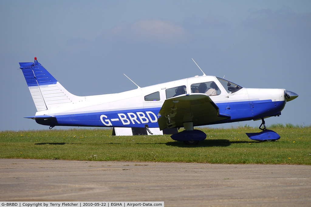 G-BRBD, 1974 Piper PA-28-151 Cherokee Warrior C/N 28-7415315, 1974 Piper PIPER PA-28-151 at Compton Abbas on 2010 French Connection Fly-In Day