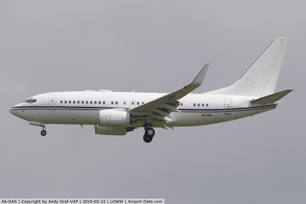 A6-DAS, 2000 Boeing 737-7Z5 BBJ C/N 29858, 737-700