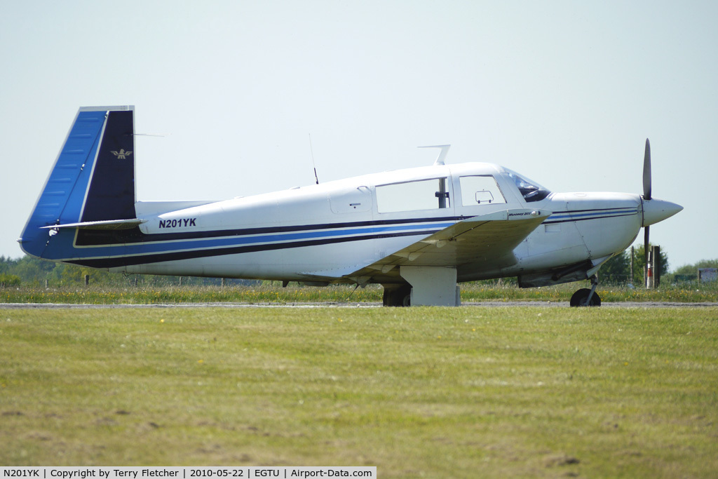 N201YK, 1978 Mooney M20J 201 C/N 24-0518, 1978 Mooney M20J at Dunkeswell