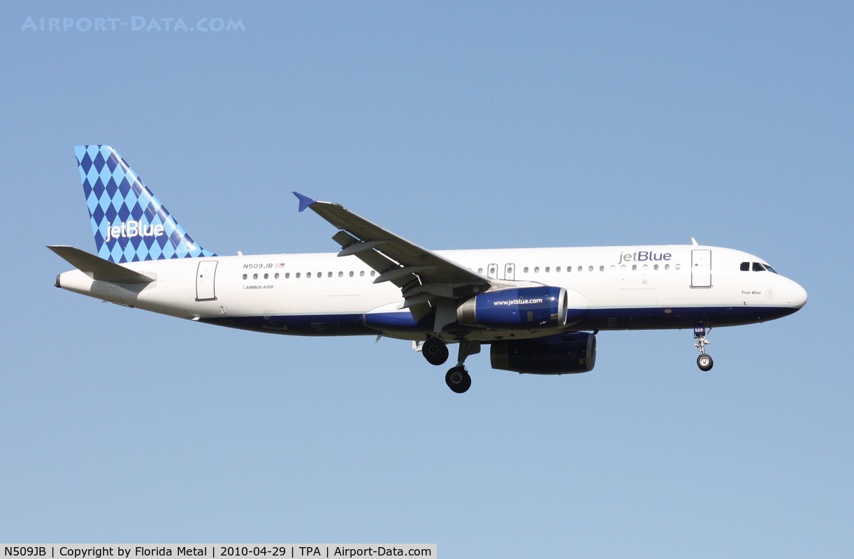 N509JB, 2000 Airbus A320-232 C/N 1270, Jet Blue A320