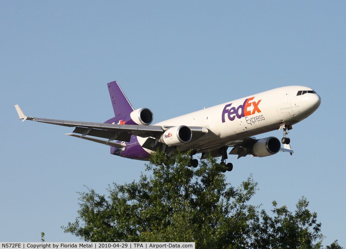 N572FE, 2003 McDonnell Douglas MD-11F C/N 48755, Fed Ex MD-11