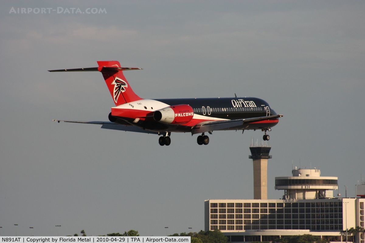 N891AT, 2004 Boeing 717-200 C/N 55043, Air Tran (Atlanta Falcons) 717