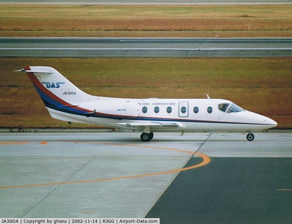 JA30DA, 1983 Mitsubishi MU-300 Diamond 1A C/N A053SA, Mu 300 Flying laboraty