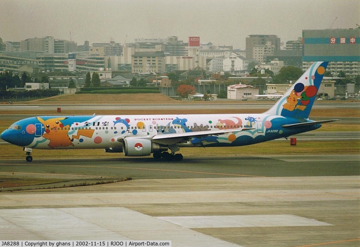 JA8288, 1999 Boeing 767-381 C/N 24415, Pocketmonster