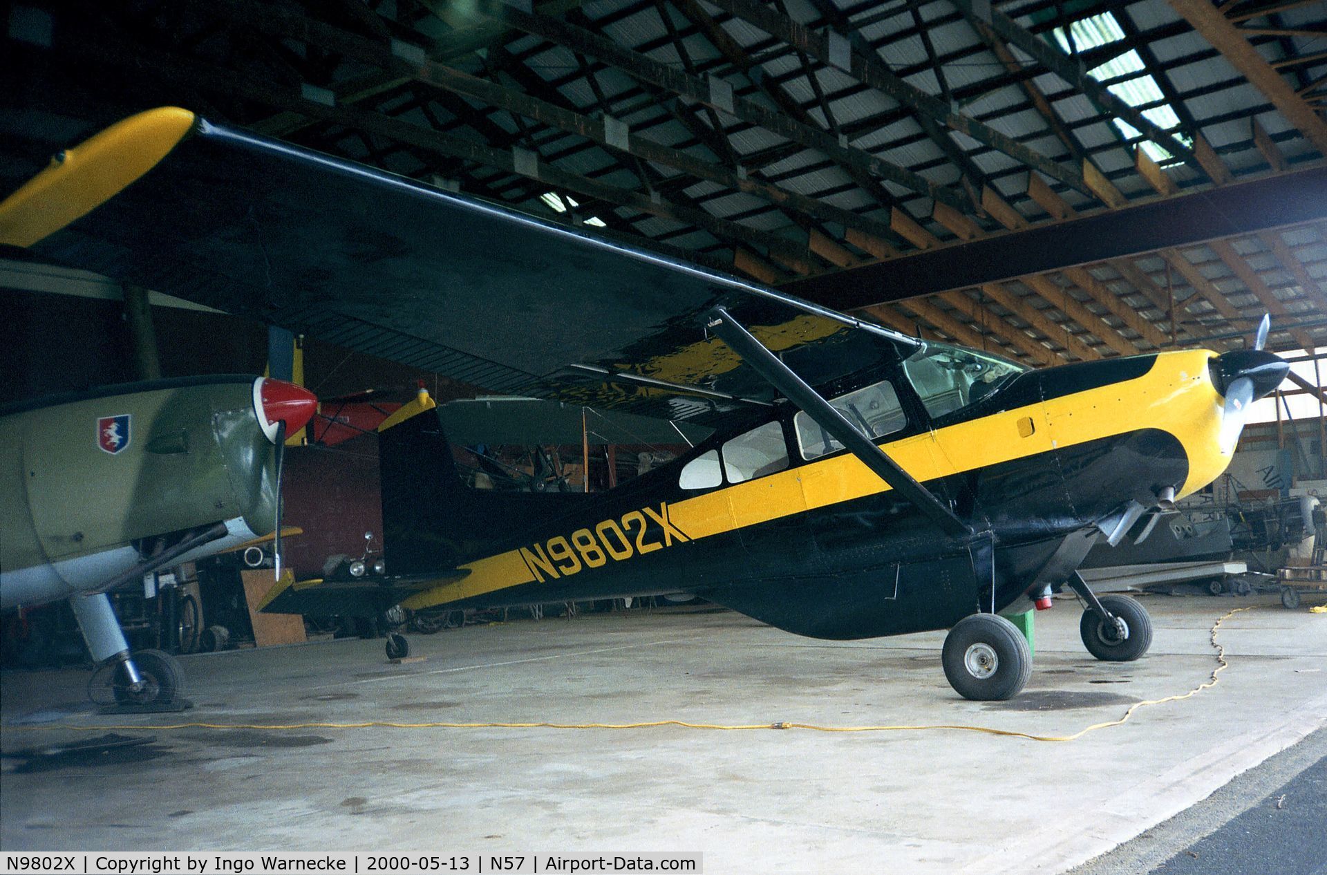 N9802X, 1961 Cessna 185 Skywagon C/N 1850002, Cessna 185 Skywagon at the Colonial Flying Corps Museum, Toughkenamon PA