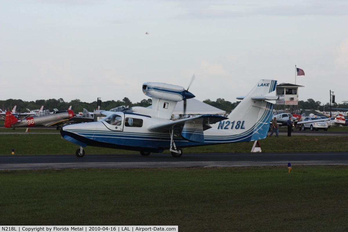 N218L, Aerofab Inc Lake LA-250 C/N 68, La-250