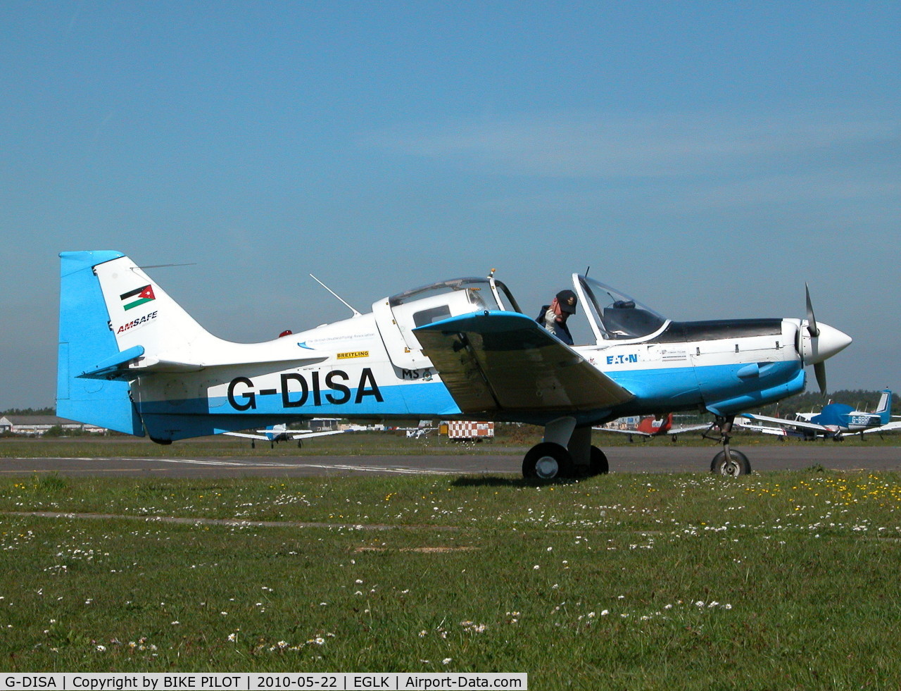 G-DISA, 1983 Scottish Aviation Bulldog Series 120 Model 125 C/N BH120/435, PARTICIPANT AT THE HANDICAPPED SERVICE PERSONNEL EVENT